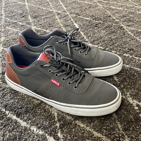Levi's | Shoes | Gray Levis Sneakers | Poshmark